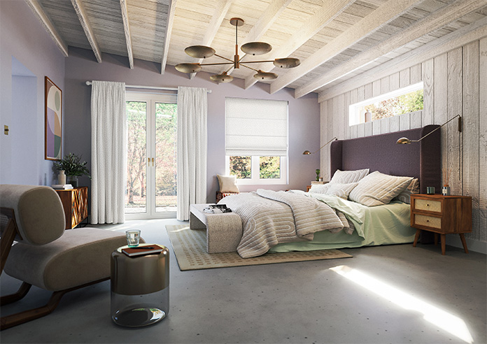 Confetti, Mercury - Twist&Fit Roman Blind - Image 6